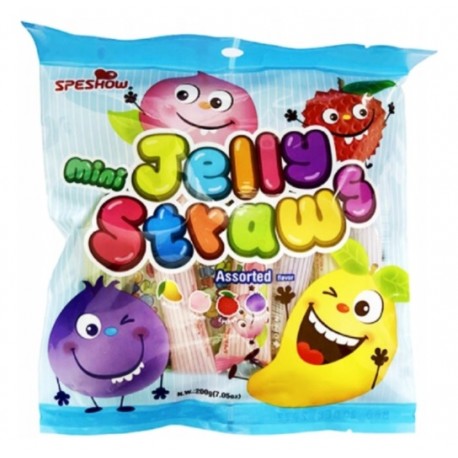 Żelki owocowe Mini Jelly Straws Mix Smaków 200 g Speshow Sklep Wasabi Sushi Shop Wrocław produkty i akcesoria do sushi 