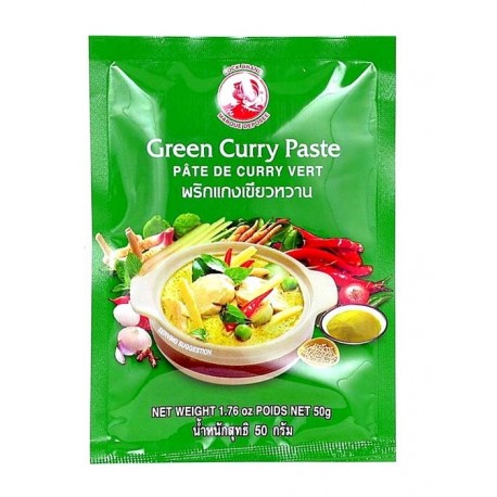 Pasta curry zielona 50 g Sklep Wasabi Sushi Shop Wrocław produkty i akcesoria do sushi i kuchni orientalnej