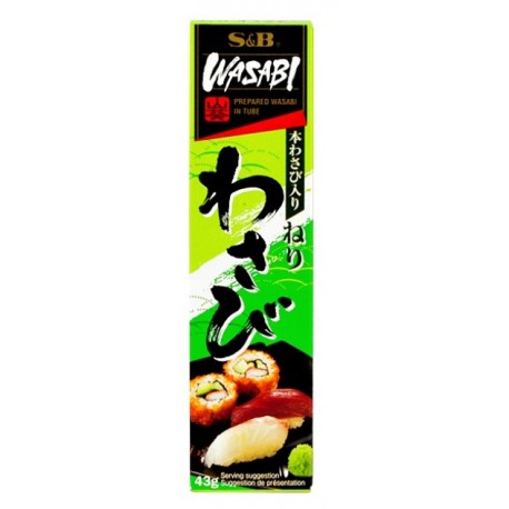Japońska pasta wasabi w tubce 43 g S&B Wasabi Sushi Shop Wrocław Sklep Orientalny