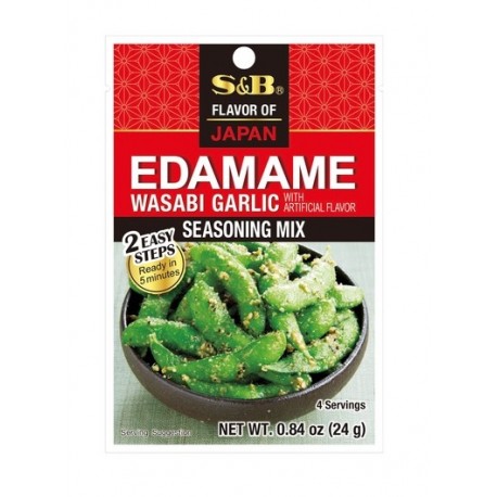 Przyprawa posypka do edamame wasabi czosnek 24 g S&B Wasabi Sushi Shop Sklep Orientalny Wrocław