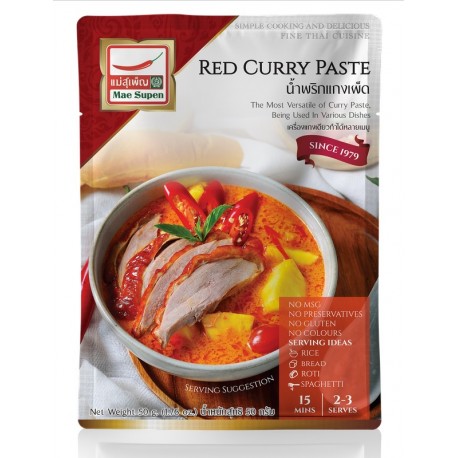 Czerwona pasta curry 50 g Mae Supen Wasabi Sushi Shop sklep Orientalny Wrocław