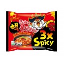 Zupka Ramen 3 x Spicy Hot Chicken Buldak 140 g Samyang Korea