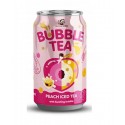 Napój Bubble Iced Tea Brzoskwinia z kuleczkami 320 ml Madam Hong