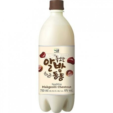 Makkoli Kasztan piwo wino ryżowe Makgeolli Chestnut 6% 750 ml Woorisool Wasabi Sushi Shop Sklep Orientalny Wrocław