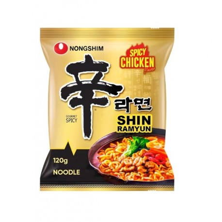 Zupa instant ostra Shin Ramyun Chicken 120 g Nongshim Wasabi Sushi Shop Sklep Orientalny Wrocław