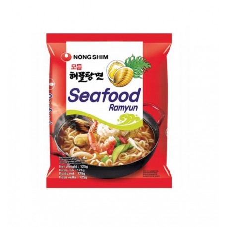  Zupka błyskawiczna Seafood Ramyun Owoce Morza Koreańska 125 g Nongshim Wasabi Sushi Shop Sklep Orientalny Wrocław.