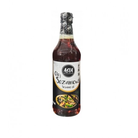 Olej sezamowy 100 % 500 ml Asia Kitchen Wasabi Sushi Shop Sklep Orientalny Wrocław