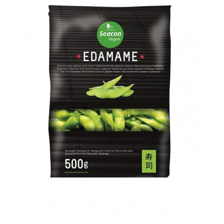 Edamame soja cała strąki mrożona 500 g Seacon Vegan Wasabi Sushi Shop Sklep Orientalny Wrocław