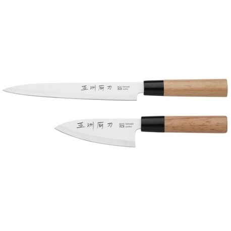 NARA zestaw noży 34,5 cm i 22 cm Sklep Wasabi Sushi Shop Wrocław produkty i akcesoria do sushi i kuchni orientalnej