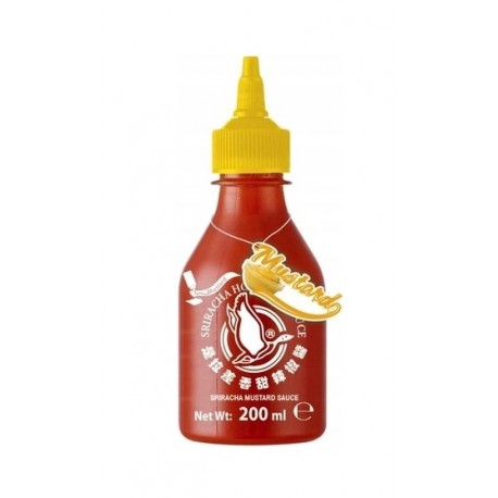 Sos chili Sriracha z musztardą 200  ml - ostry Wasabi Sushi Shop klep Orientalny Wrocław