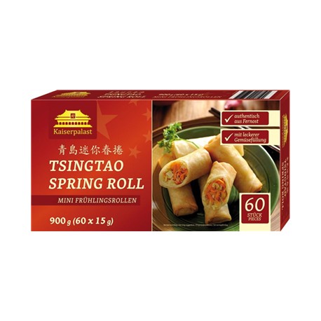 Sajgonki mini tsingtao spring roll z nadzieniem z warzyw mrożone 900 g 60szt Wasabi Sushi Shop Wrocław Sklep Orientalny