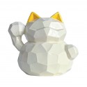 Japoński kot szczęścia żółty Manaki Neko mały skar