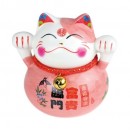 Japoński kot 20458 szczęścia, zdrowia i bogactwa z dzwoneczkiem Maneki Neko skarbonka